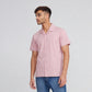 Baeᵉˣ Shirt Cotton Rich Knitted Half Sleeve Camp Collar