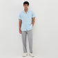 Baeᵉˣ Shirt Cotton Rich Knitted Half Sleeve Camp Collar