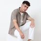 Buy Men Regular Fit Solid Half Sleeve Shirt  - Style Union