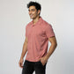 Buy Men Regular Fit Solid Half Sleeve Shirt  - Style Union