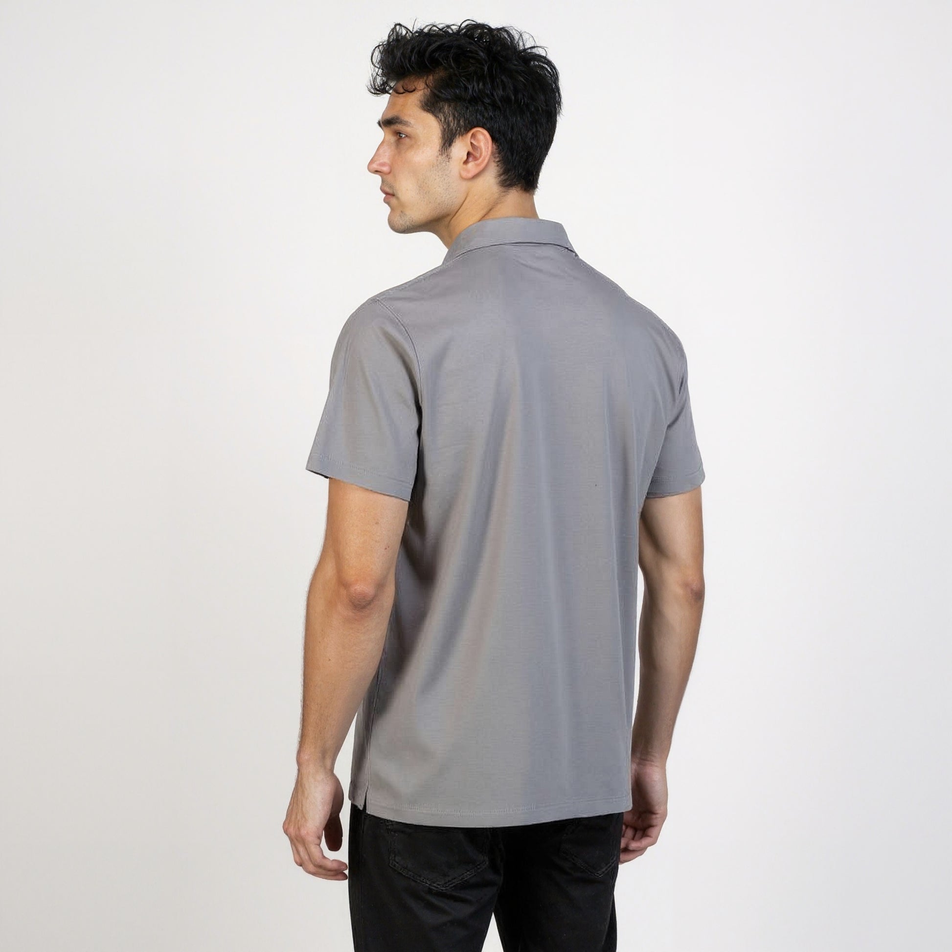 Buy Men Regular Fit Solid Half Sleeve Shirt  - Style Union