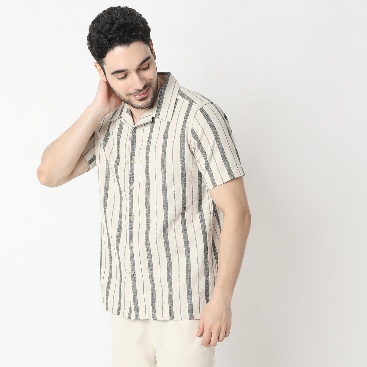 Regular Fit Striped Shirt