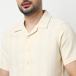 Printed Cotton Half Sleeve Shirt