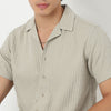 Camp Collar Structured Shirt