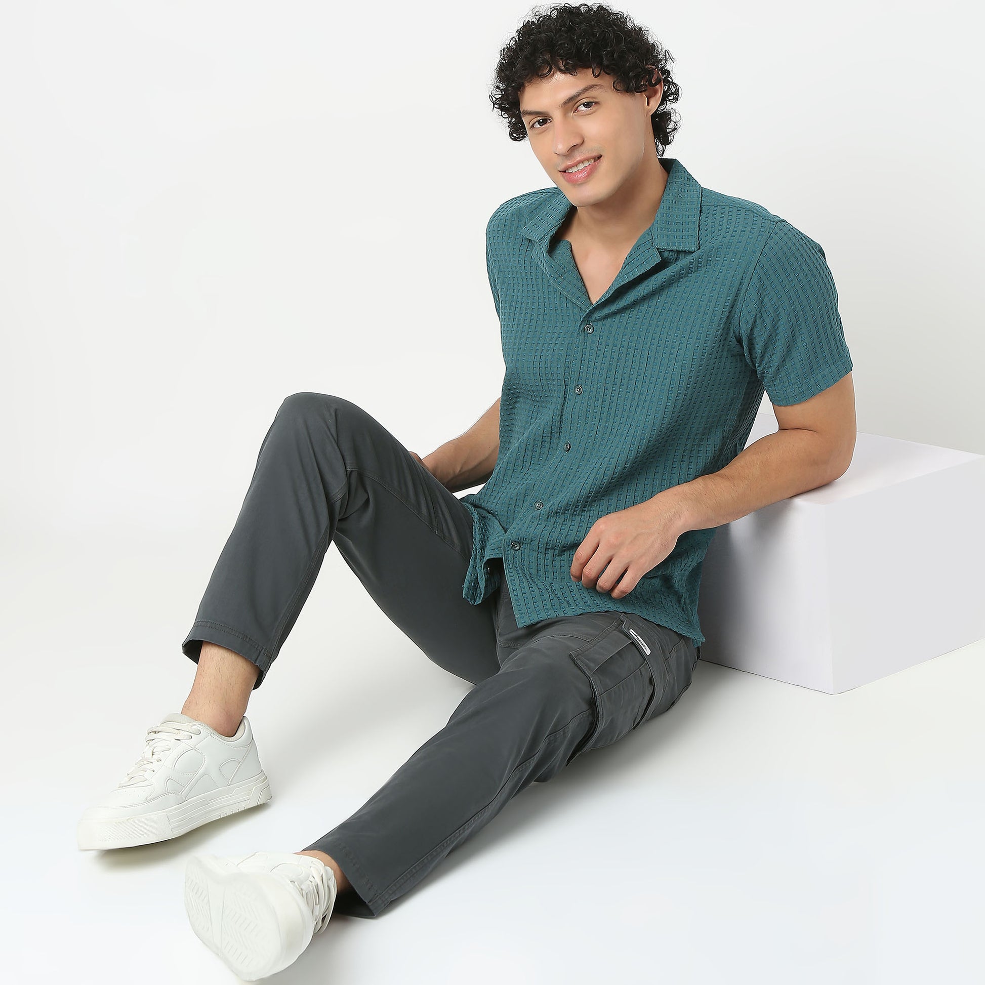 Camp Collar Structured Shirt