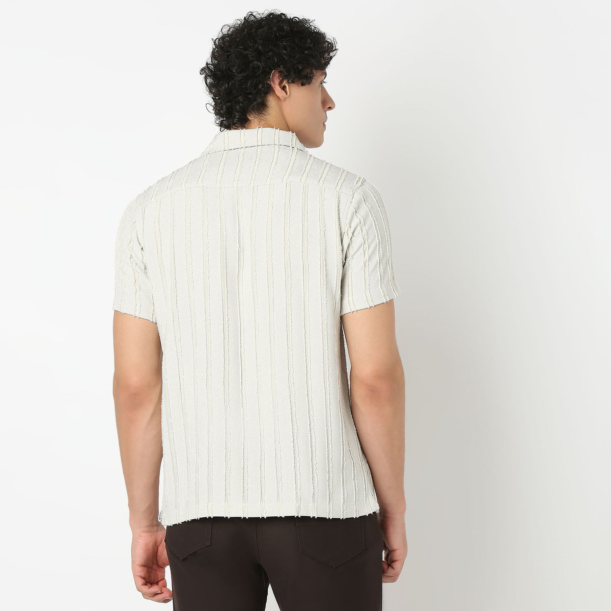 Camp Collar Structured Shirt