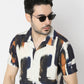 Regular Fit Printed Camp Collar Regular Length Shirt