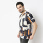 Regular Fit Printed Camp Collar Regular Length Shirt
