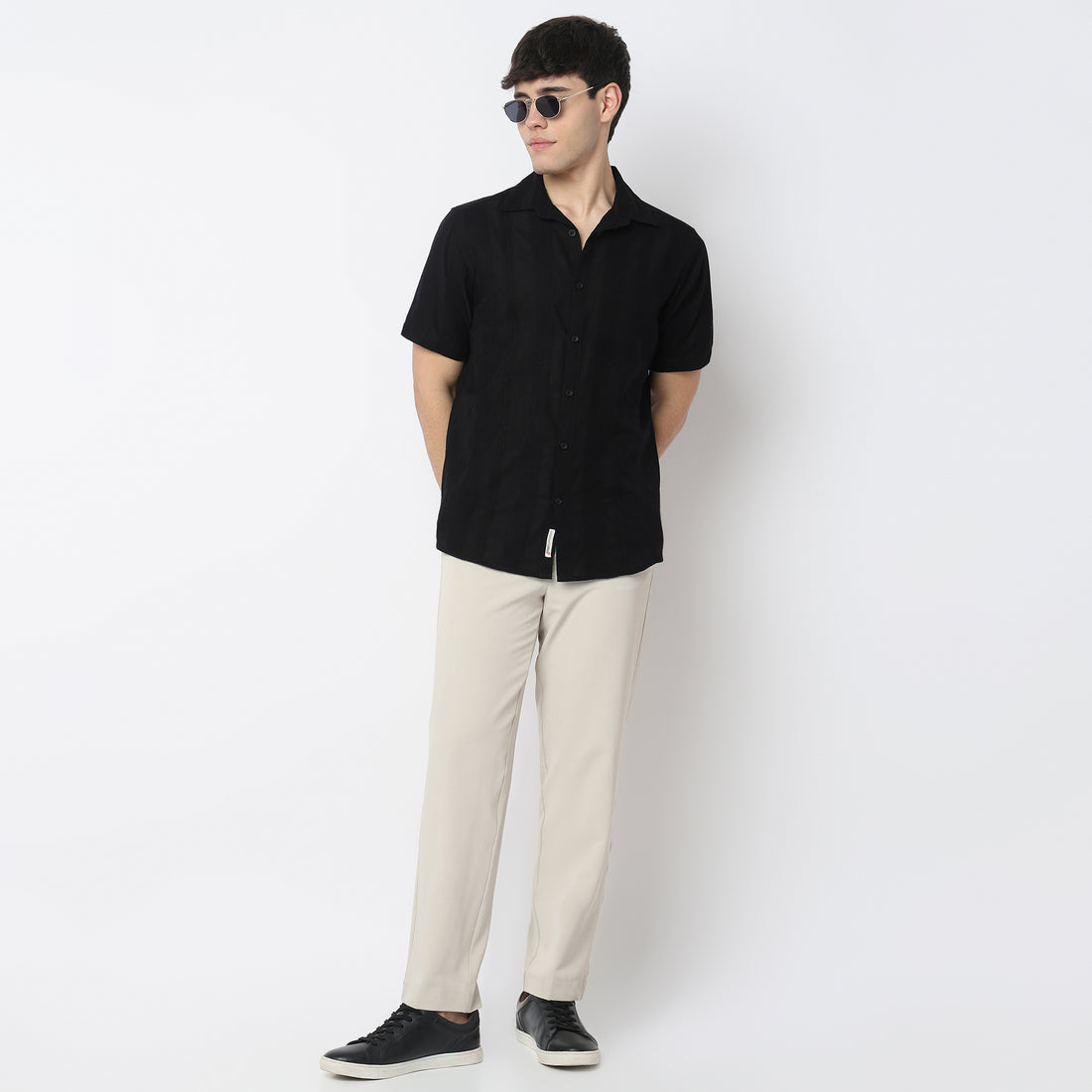 Cotton Cuban Bae Shirt