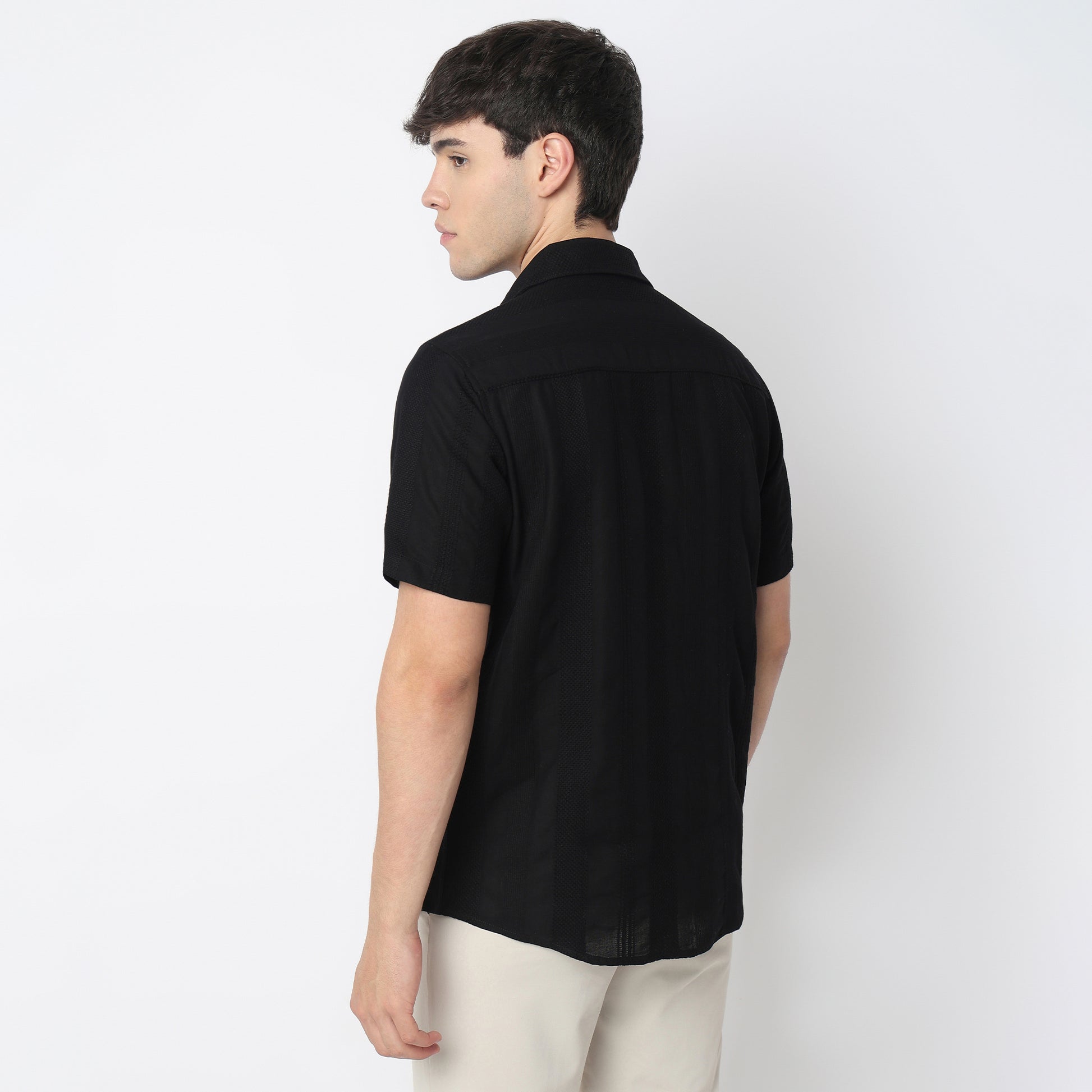 Cotton Cuban Bae Shirt