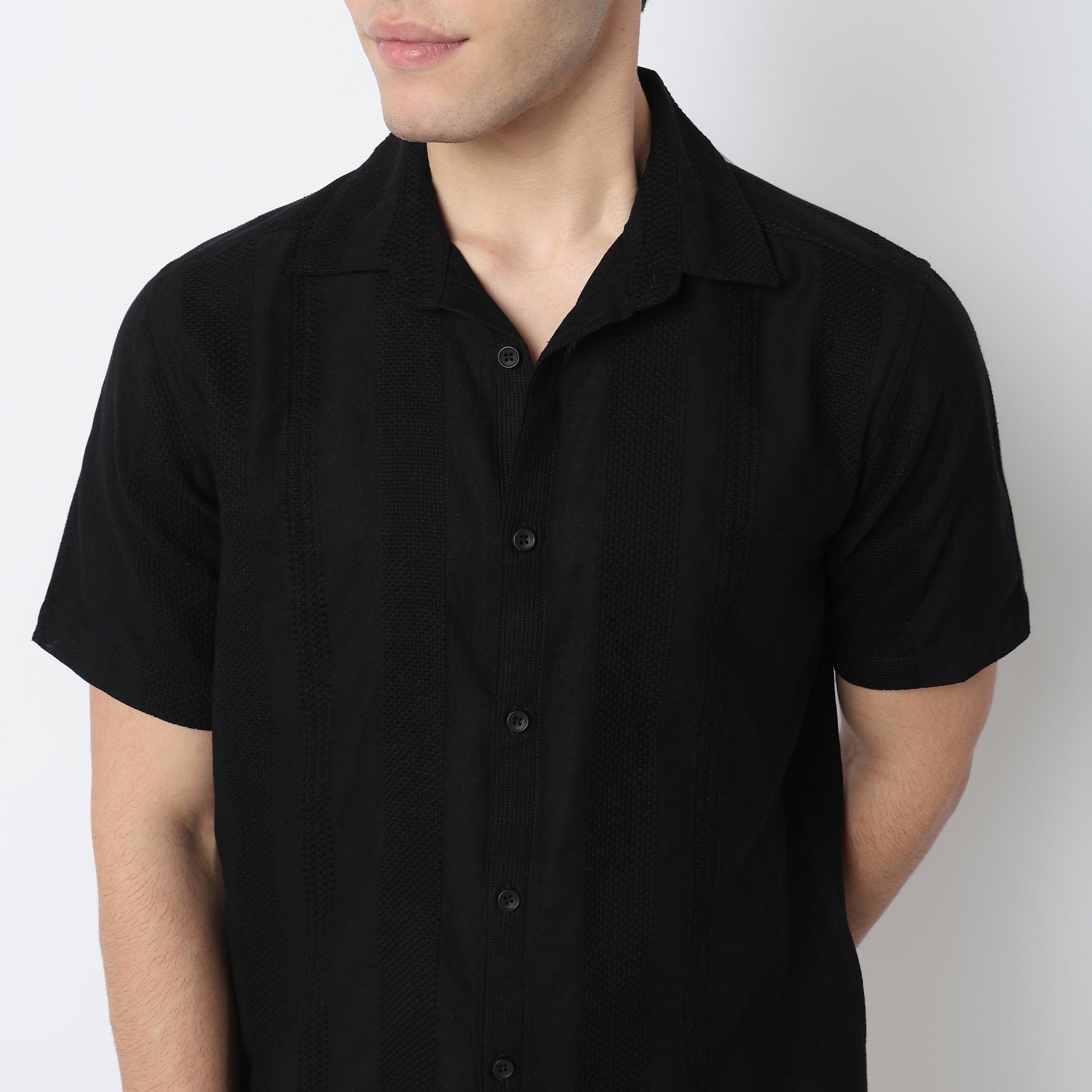 Cotton Cuban Bae Shirt