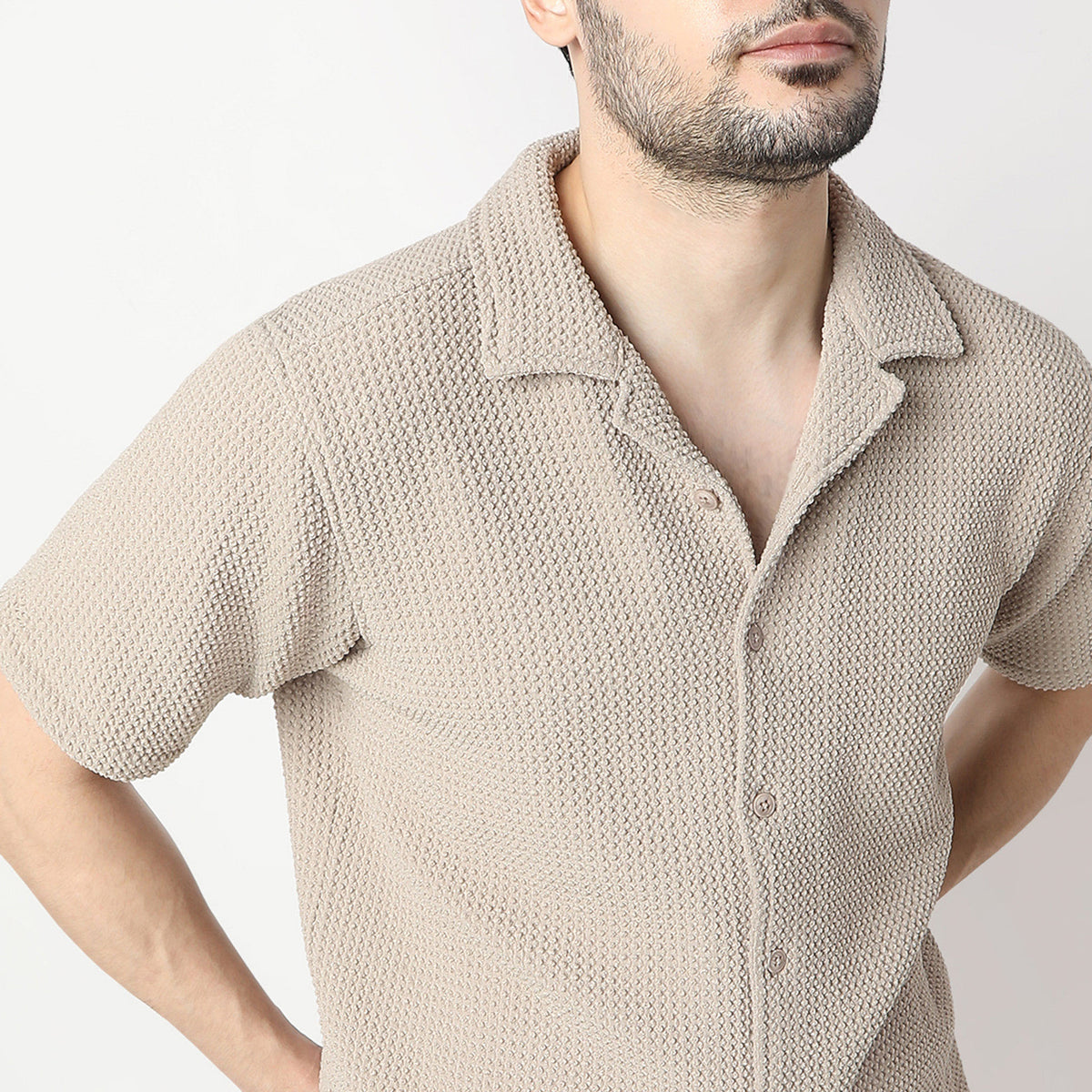 Regular Fit Structured Shirt