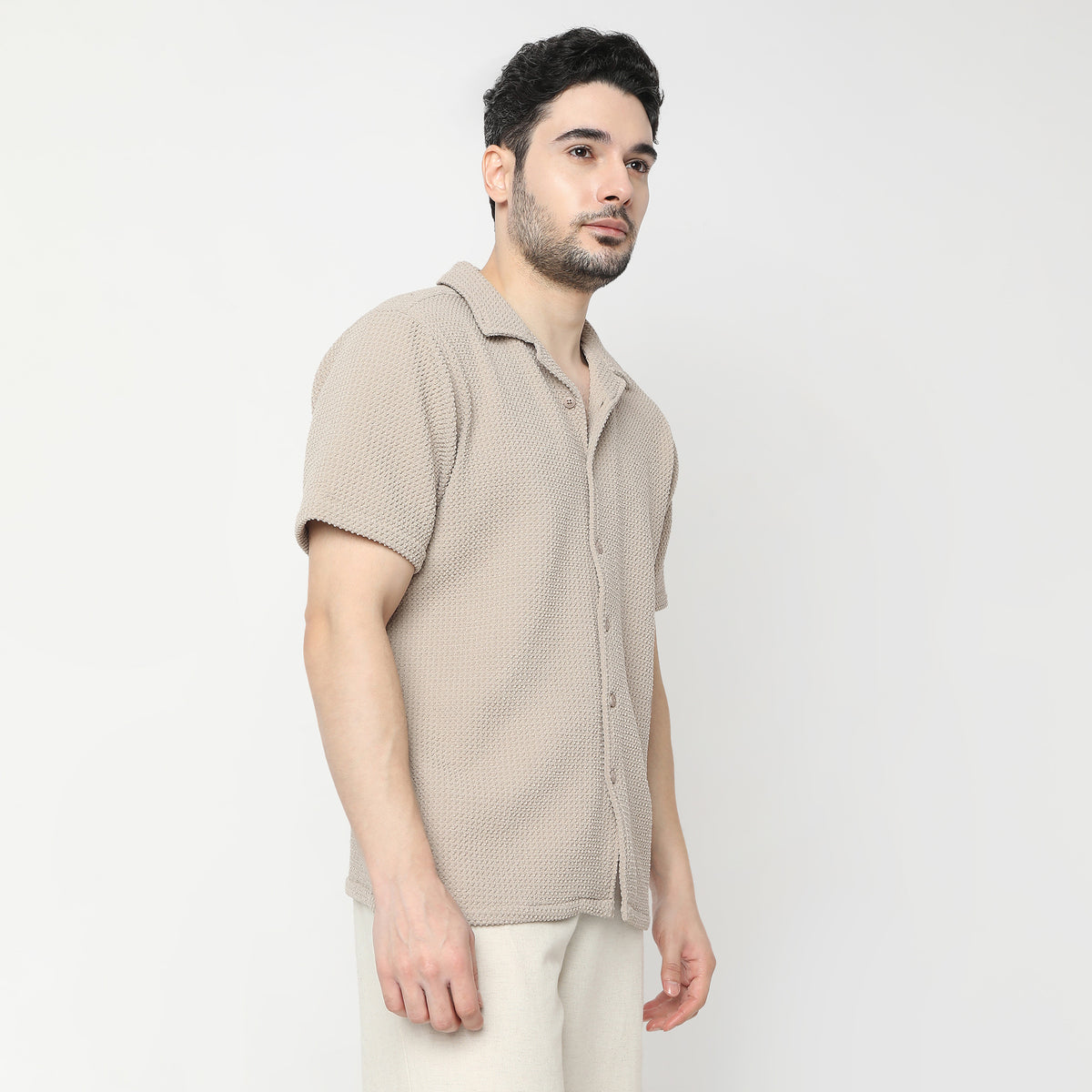 Regular Fit Structured Shirt