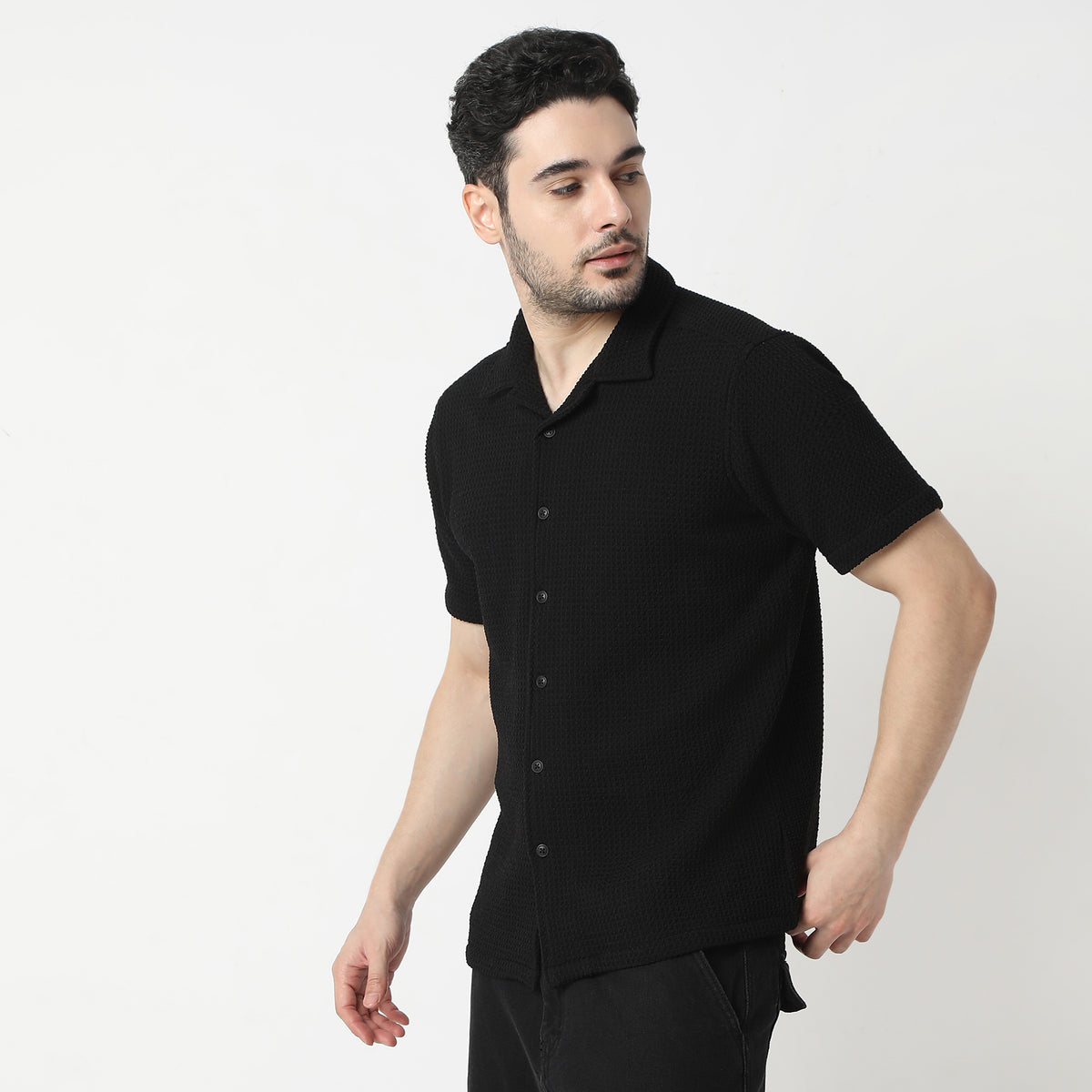 Regular Fit Structured Shirt