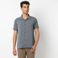 Buy Men Regular Fit Solid Half Sleeve Shirt  - Style Union