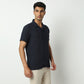 Regular Fit Solid Camp Collar Shirt