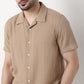 Mens Solid Cuban Shirt