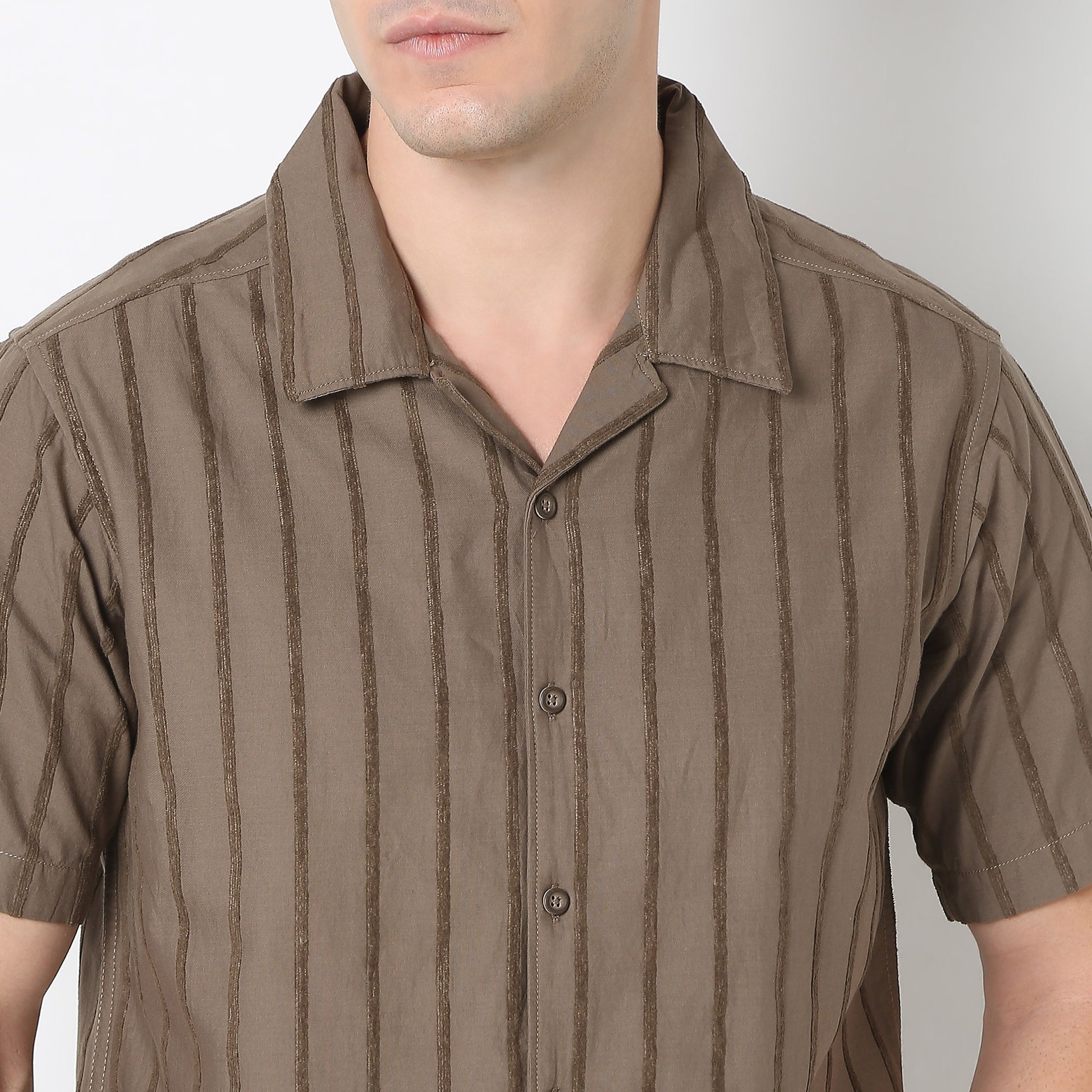 Half Sleeve Solid Mood Shirt