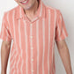 Buy Men Regular Fit Striped Half Sleeve Shirt  - Style Union
