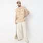 Regular Fit Printed Camp Collar Shirt