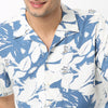 Regular Fit Printed Camp Collar Shirt