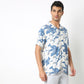 Regular Fit Printed Camp Collar Shirt