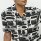 Regular Fit Printed Camp Collar Shirt
