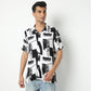 Regular Fit Printed Camp Collar Regular Length Shirt