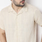 Regular Fit Solid Camp Collar Shirt