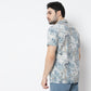 Regular Fit Printed Camp Collar Shirt