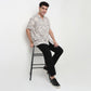 Buy Men Regular Fit Printed Half Sleeve Shirt  - Style Union