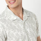 Mens Textured Printed Retreat Shirt
