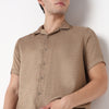 Cotton Solid Cuban Shirt