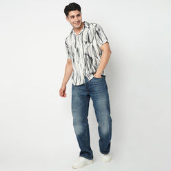 Floral Half Sleeve Retreat Shirt 