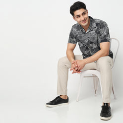 Floral Half Sleeve Retreat Shirt 