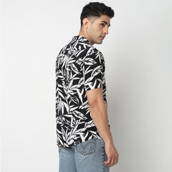 Floral Half Sleeve Retreat Shirt 