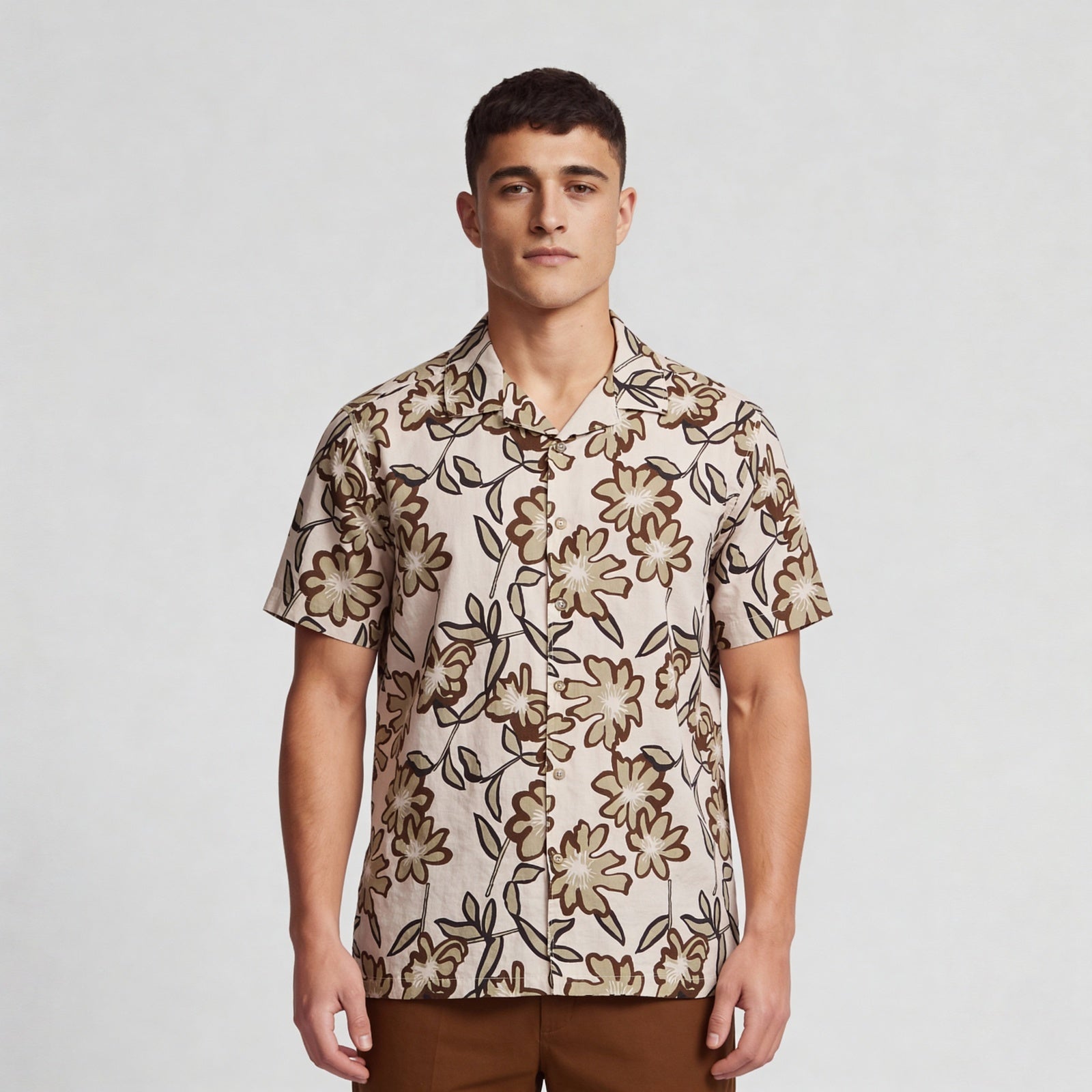 Viscose Printed Half Sleeve Shirt
