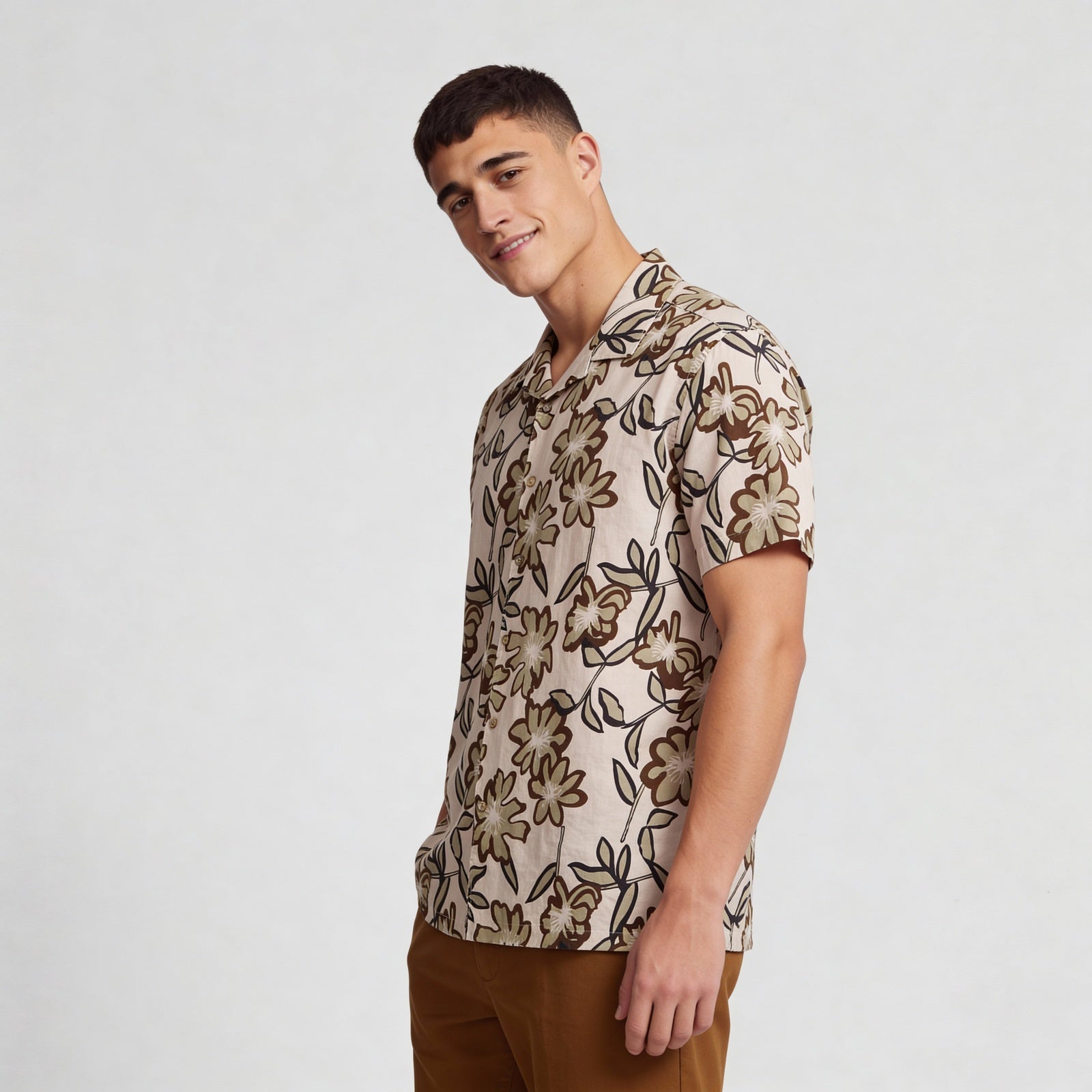 Viscose Printed Half Sleeve Shirt