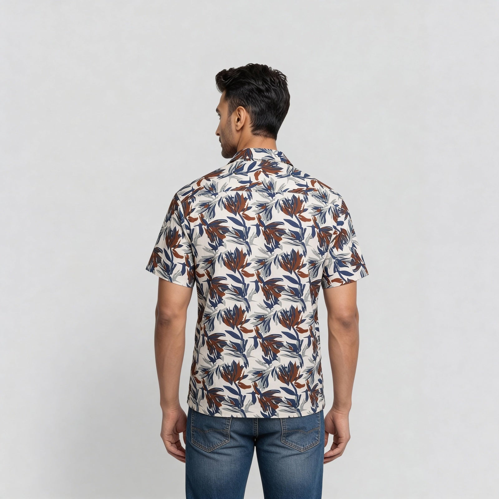 Viscose Printed Half Sleeve Shirt