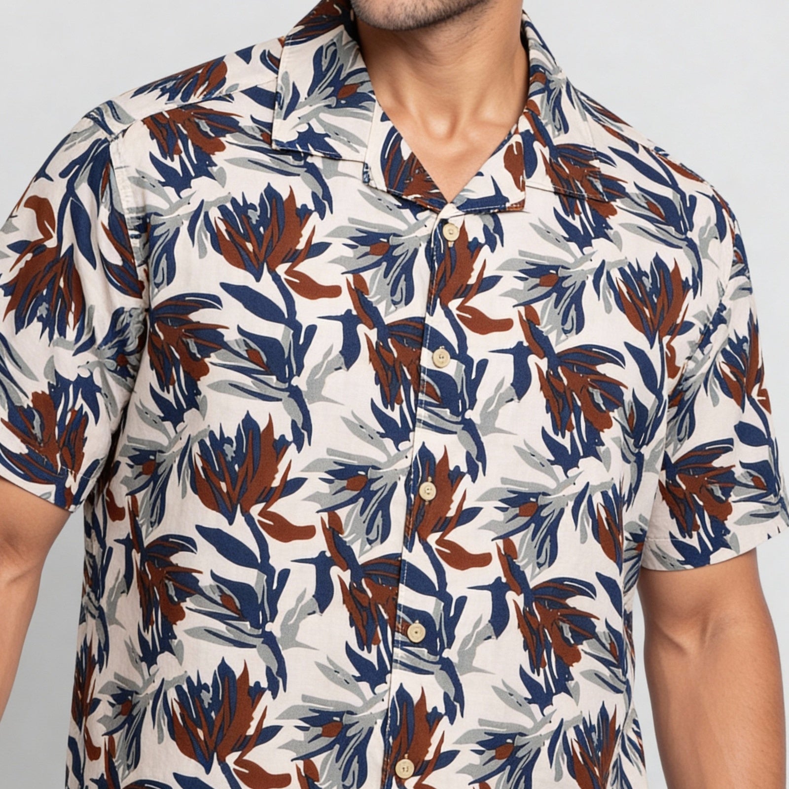 Viscose Printed Half Sleeve Shirt