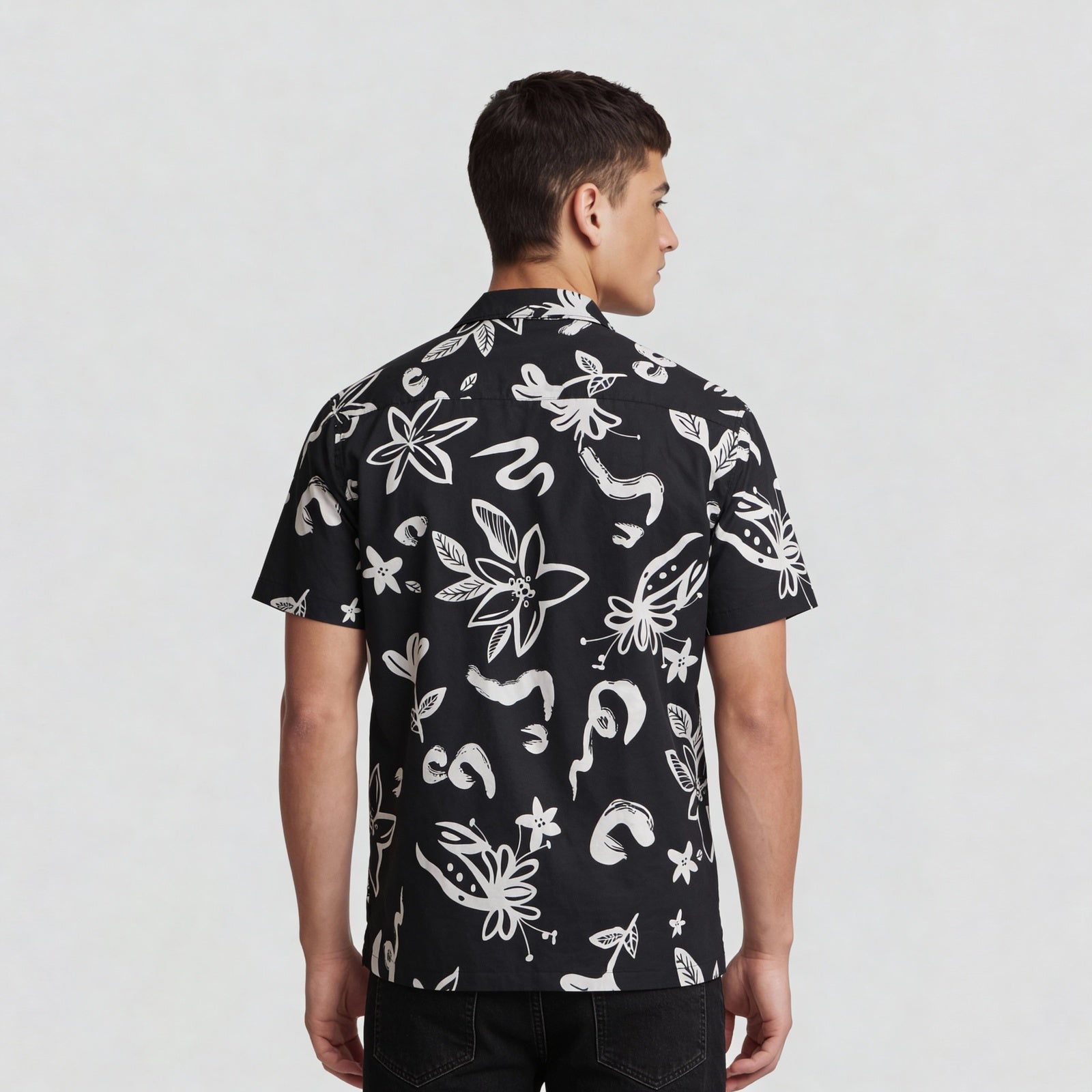 Viscose Printed Half Sleeve Shirt
