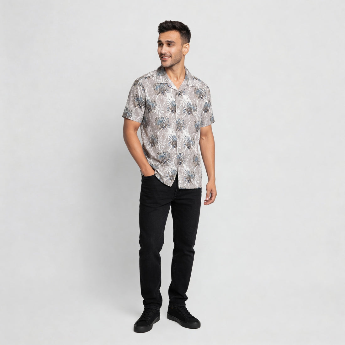 Viscose Printed Half Sleeve Shirt