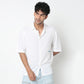 Cotton Solid Cuban Shirt