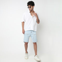 Cotton Solid Cuban Shirt