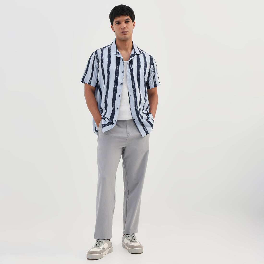 Printed Camp Collar Retreat Shirt