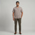 Mens Solid Cuban Shirt
