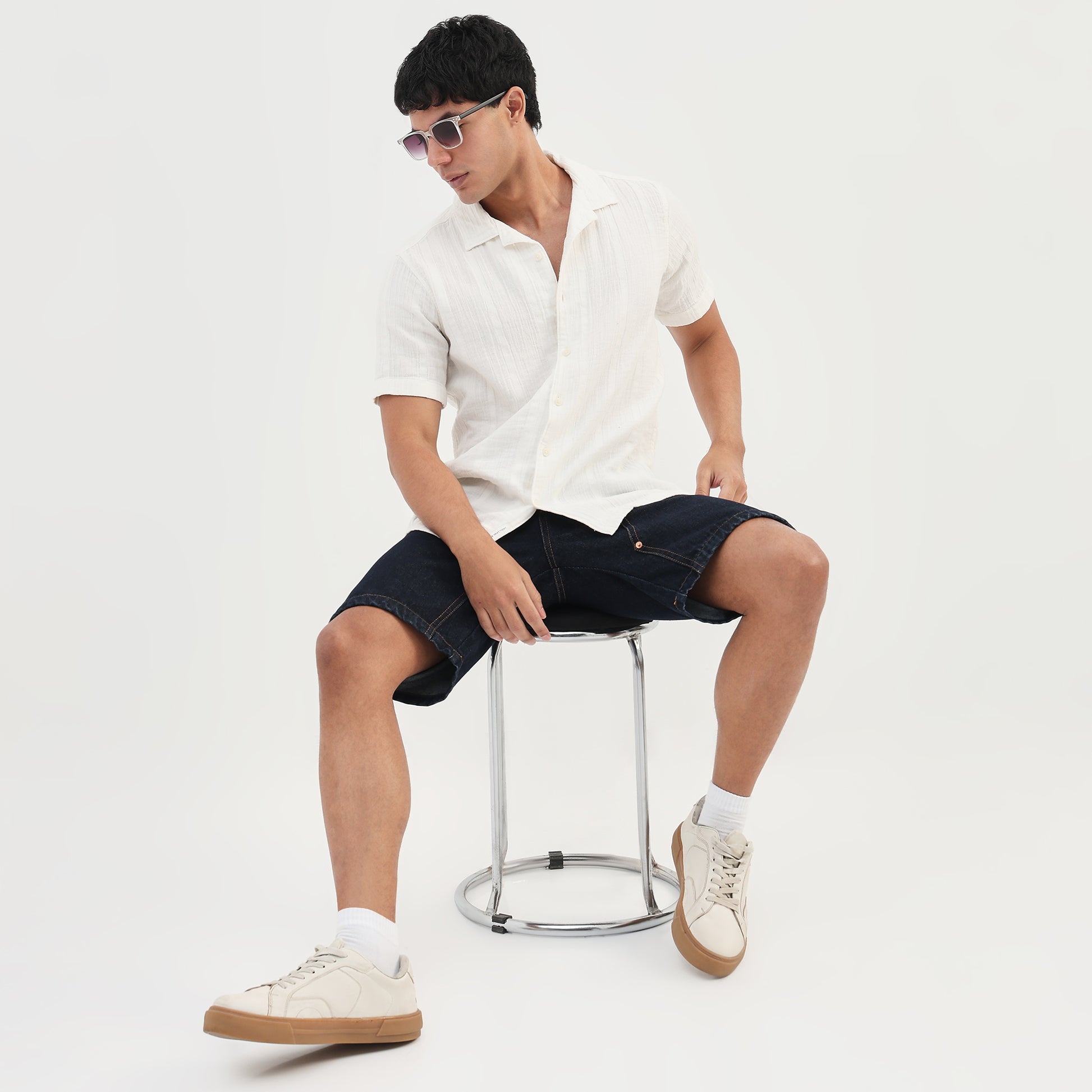 Cotton Solid Bae Shirt