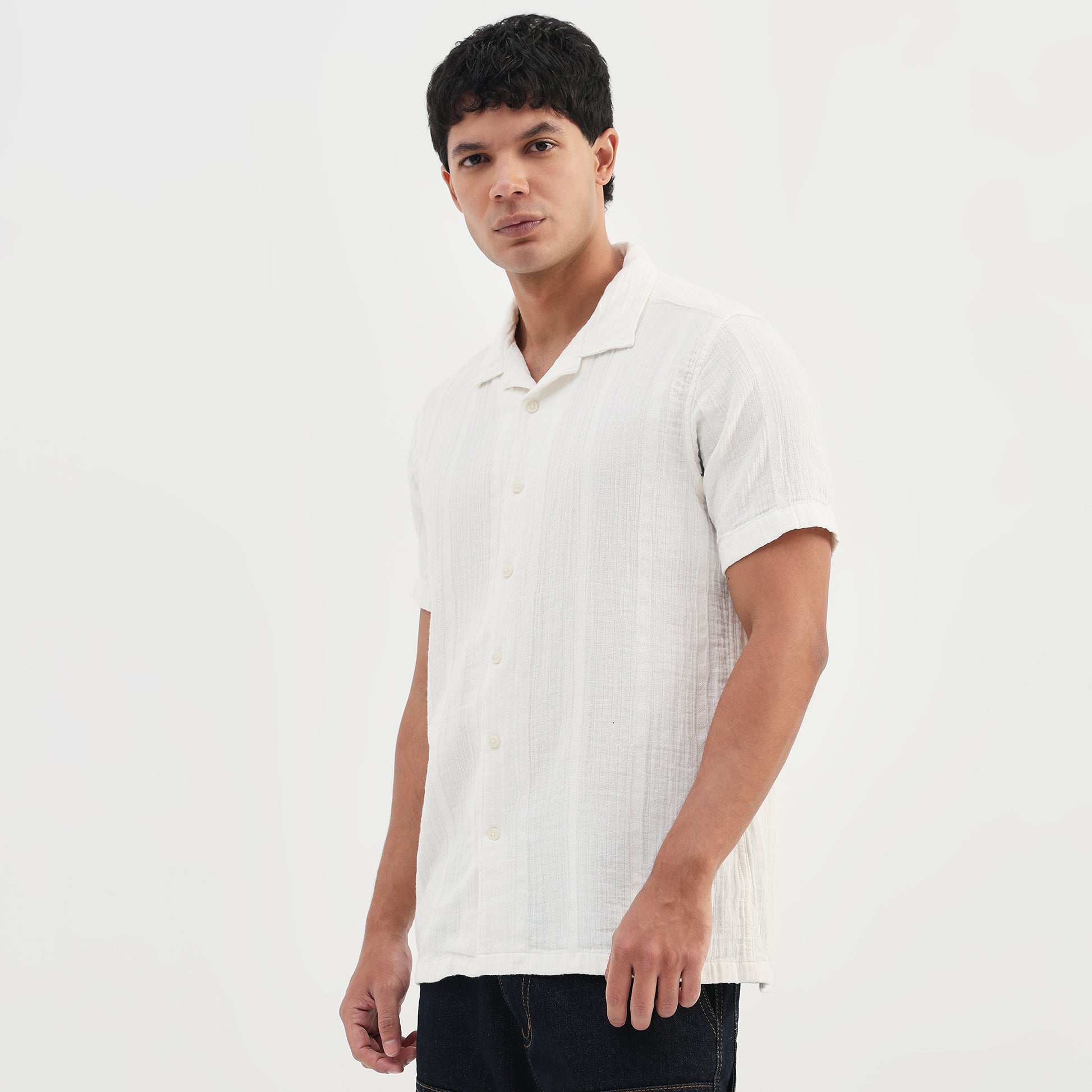 Cotton Solid Bae Shirt
