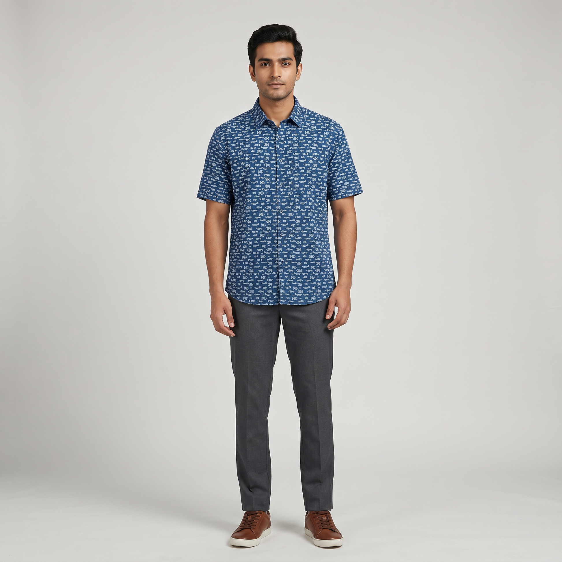 Printed Cuban Shirt