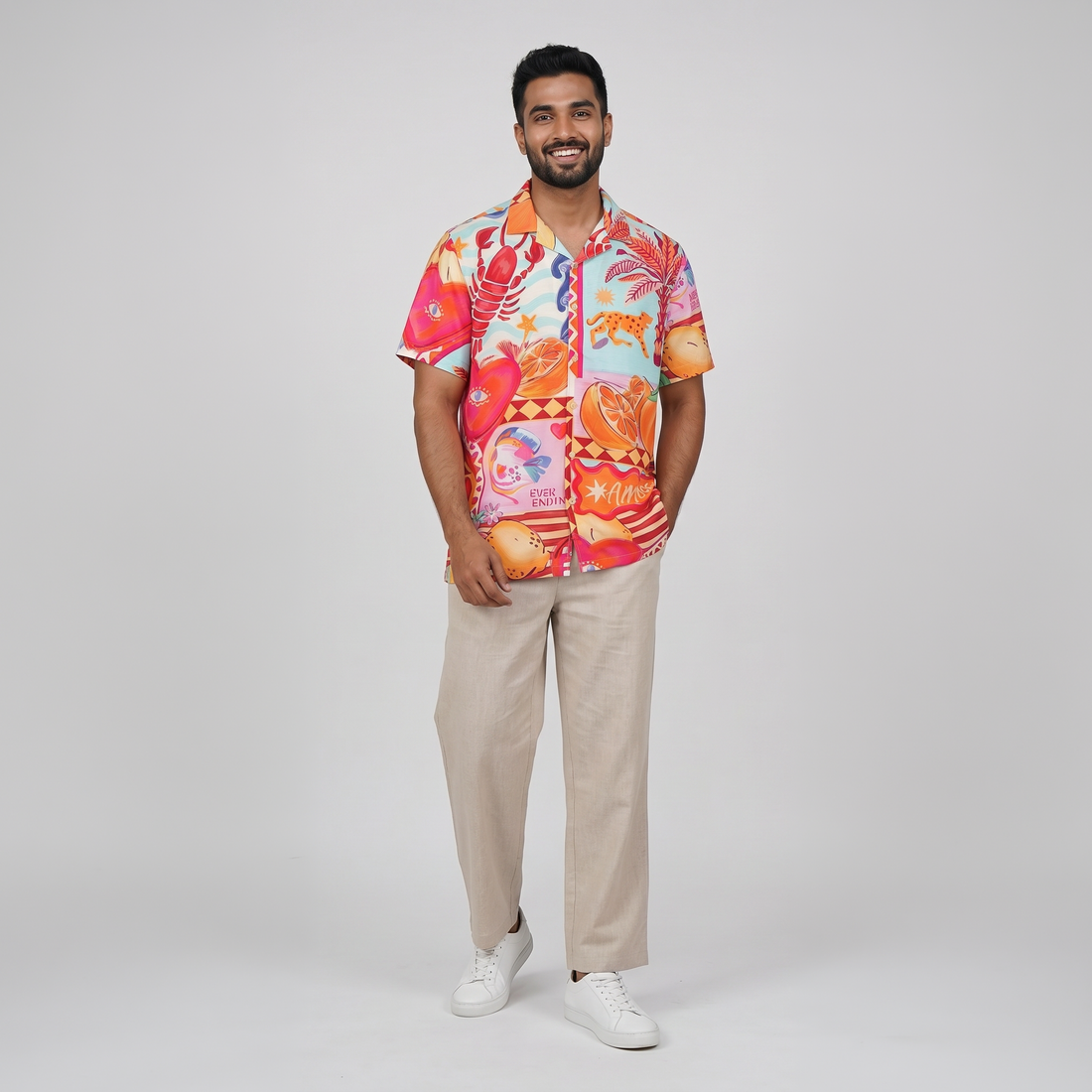Printed Cuban Shirt